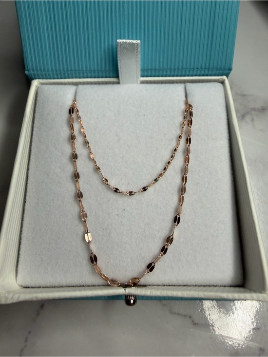10k Real Rose Gold Set • Bracelet & Necklace